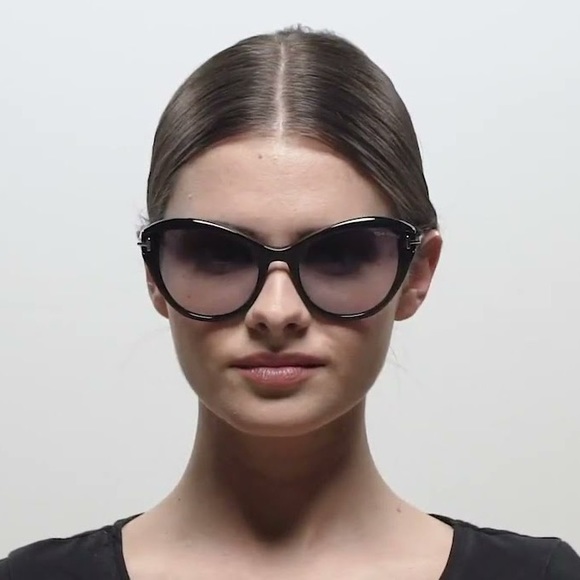 NEW SUNGLASSES TOM FORD LEIGH TF850 01B WOMEN’S EYEWEAR TOM FORD FT0850/S - Picture 8 of 14